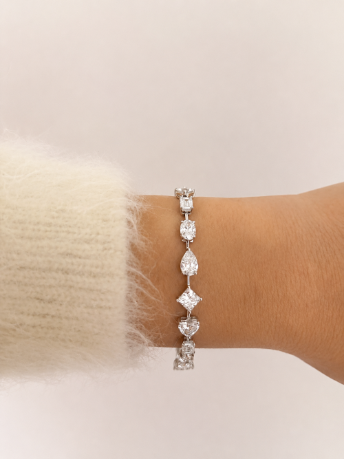 Tennis Braacelet worn on the wrist